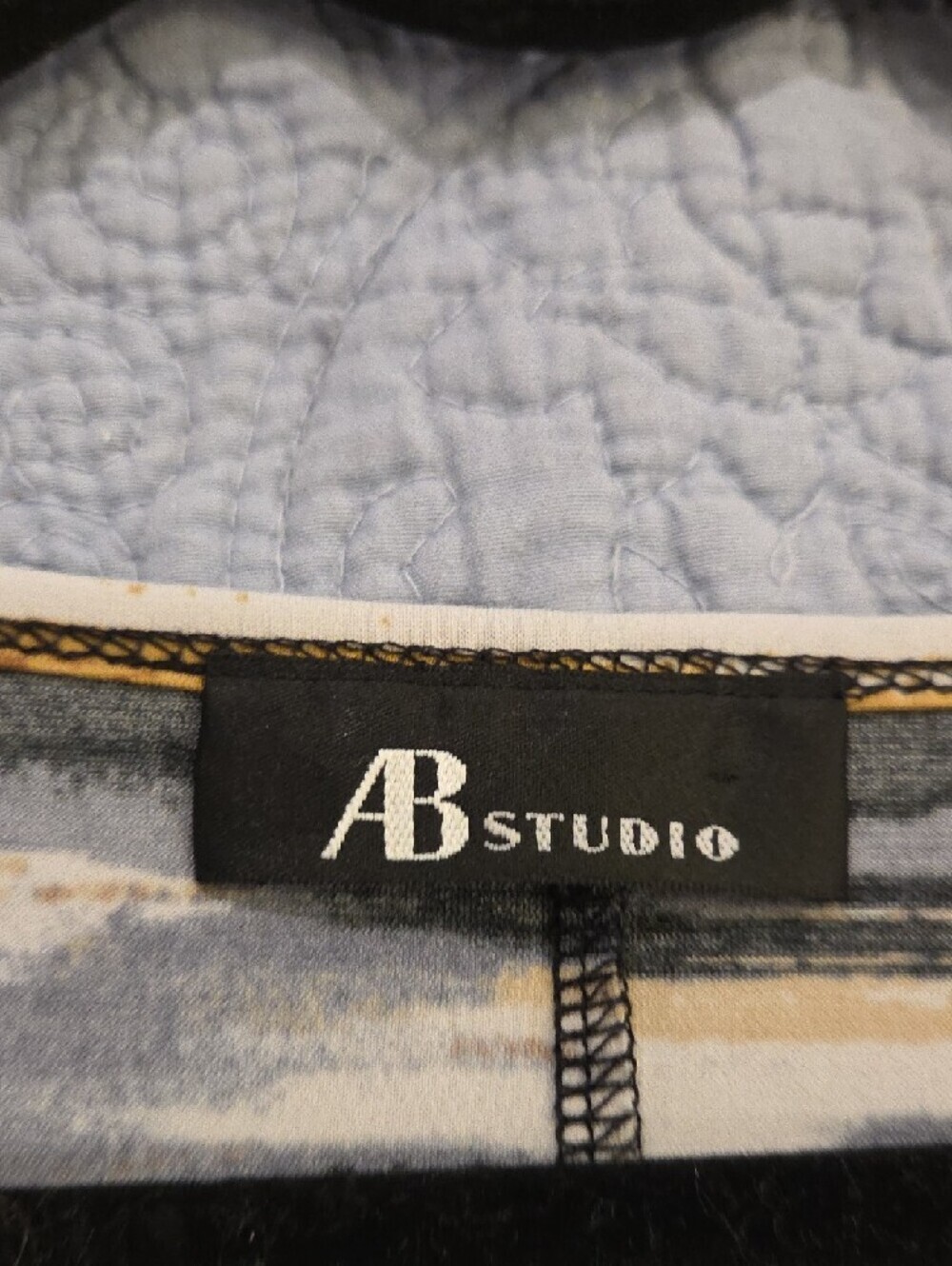 AB Studio Striped Mini Dress in Mustard, Black, Gray and White Size L! - Picture 4 of 6